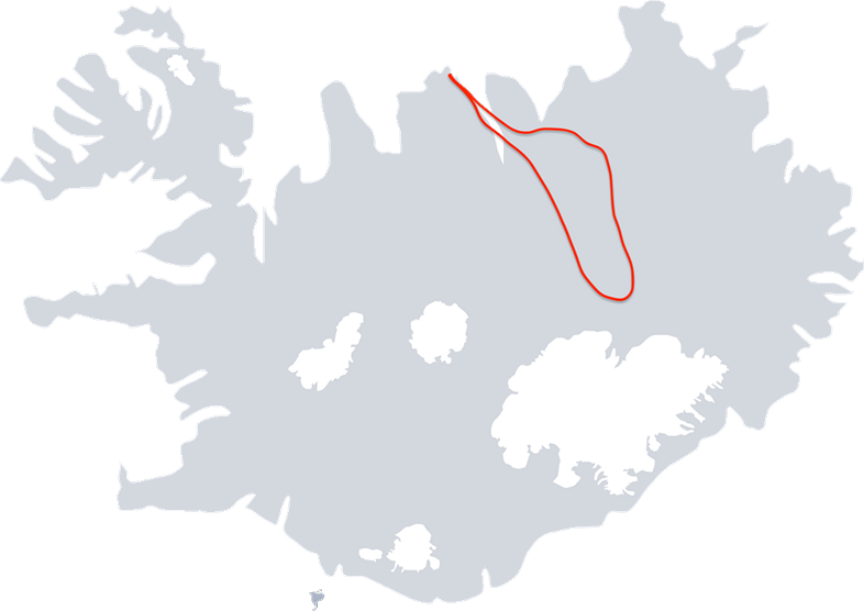 3,5 hour tour route map