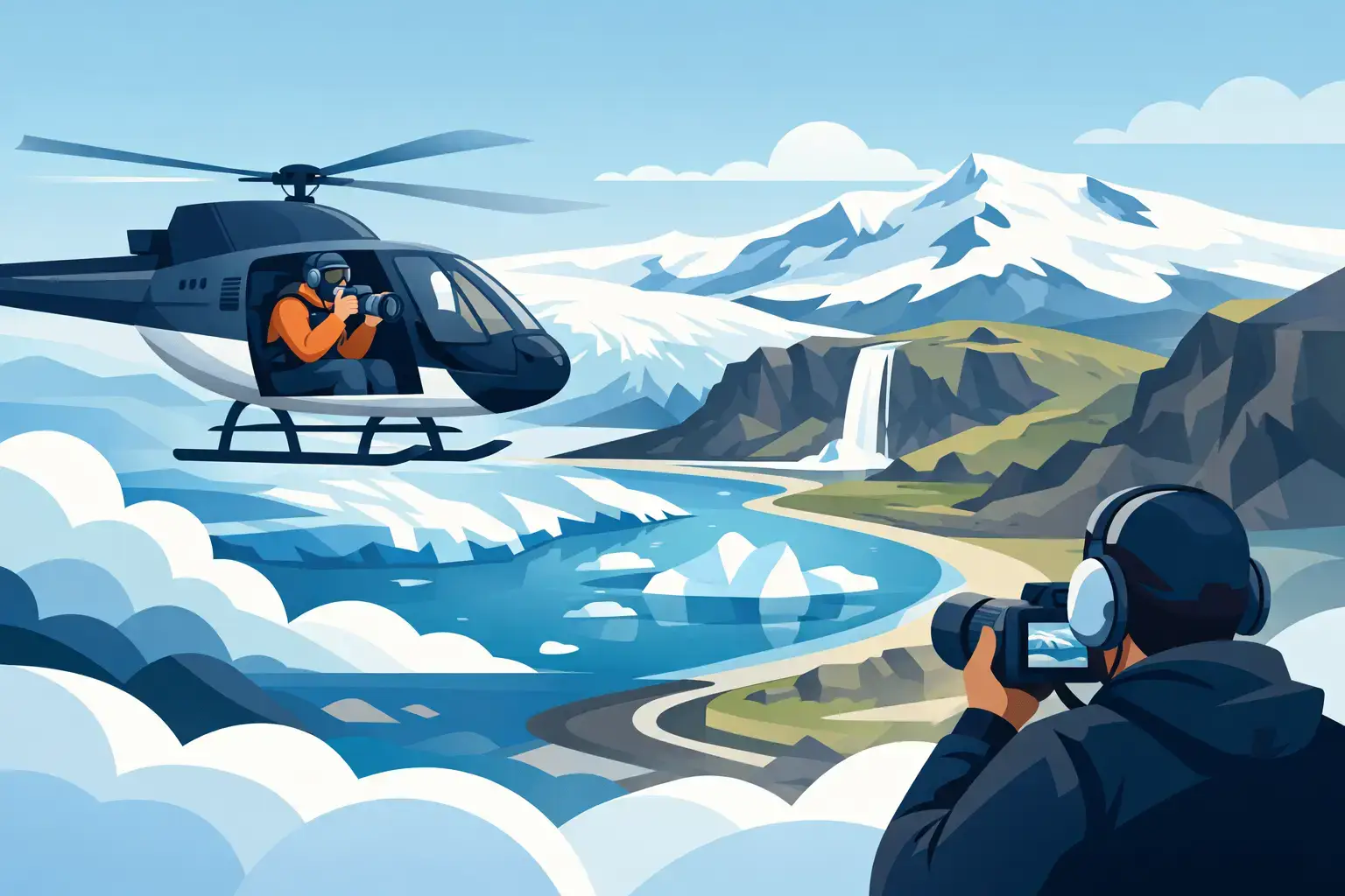 Helicopter Photography Iceland Tips