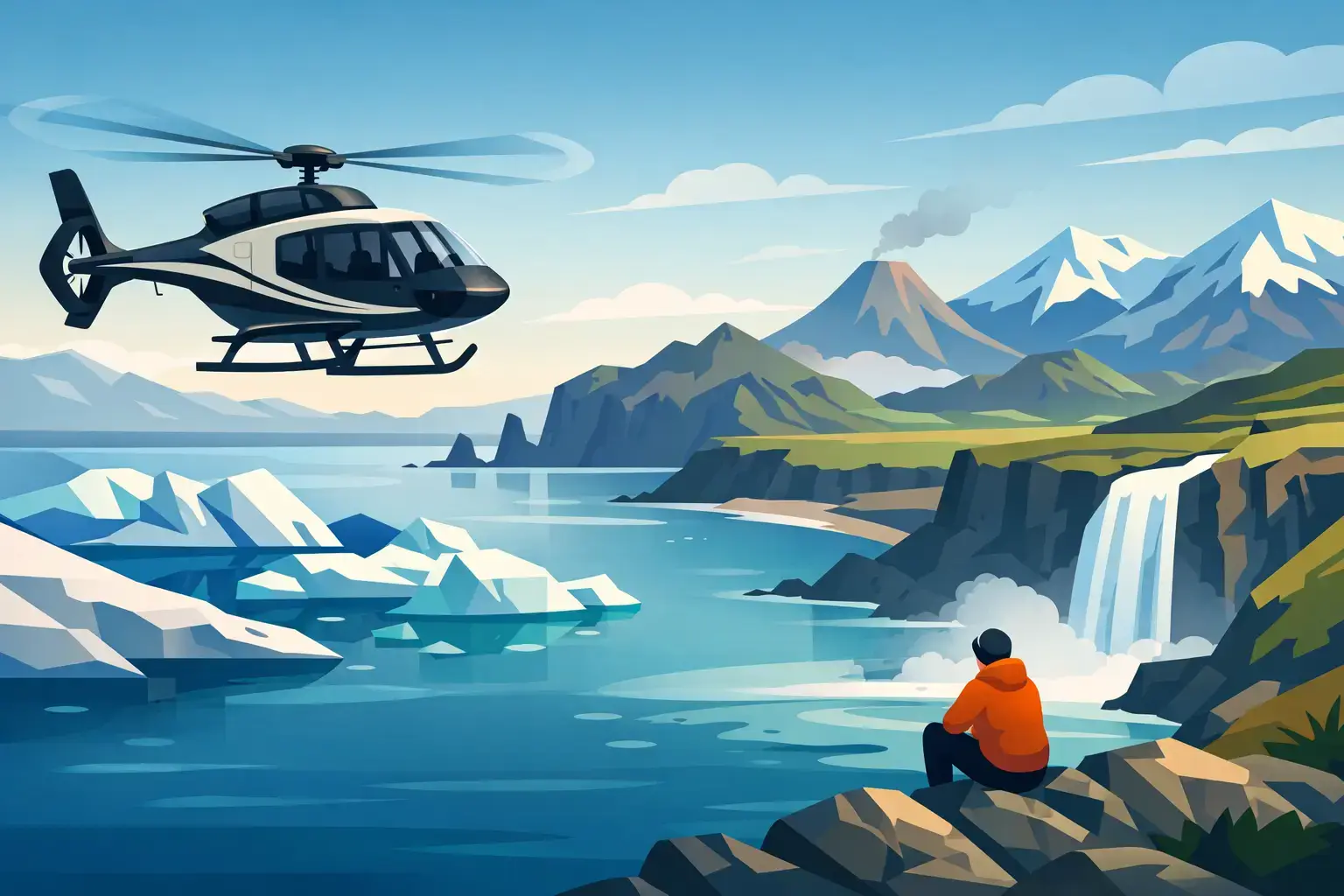 Luxury Adventure Travel Iceland by Helicopter