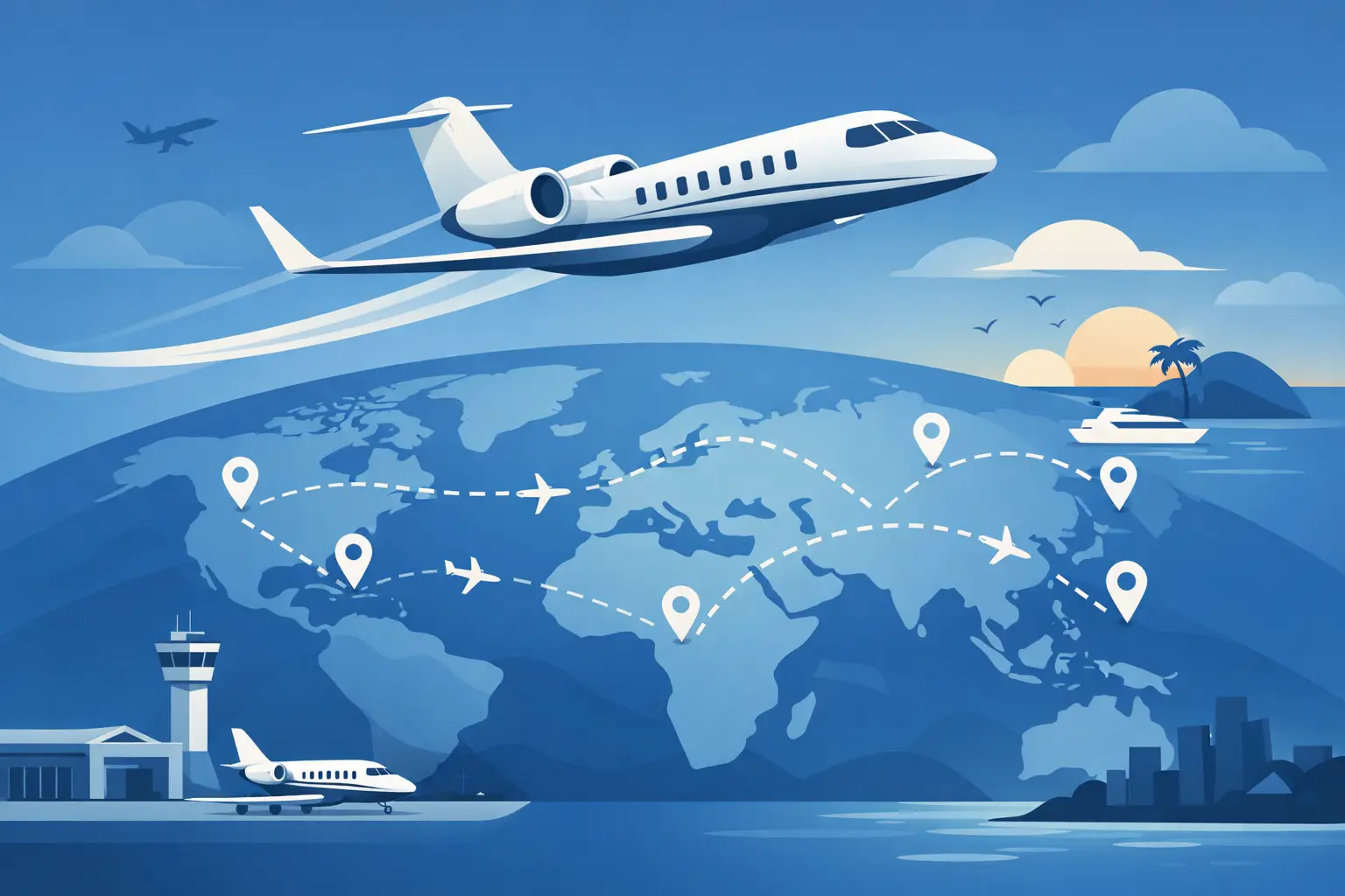 A Smart Guide to Private Flight Routes