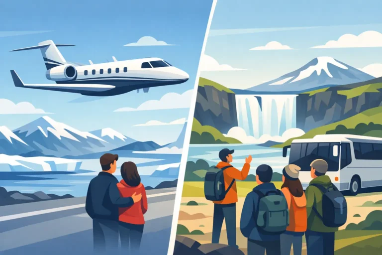 Private Flight vs Guided Tour in Iceland