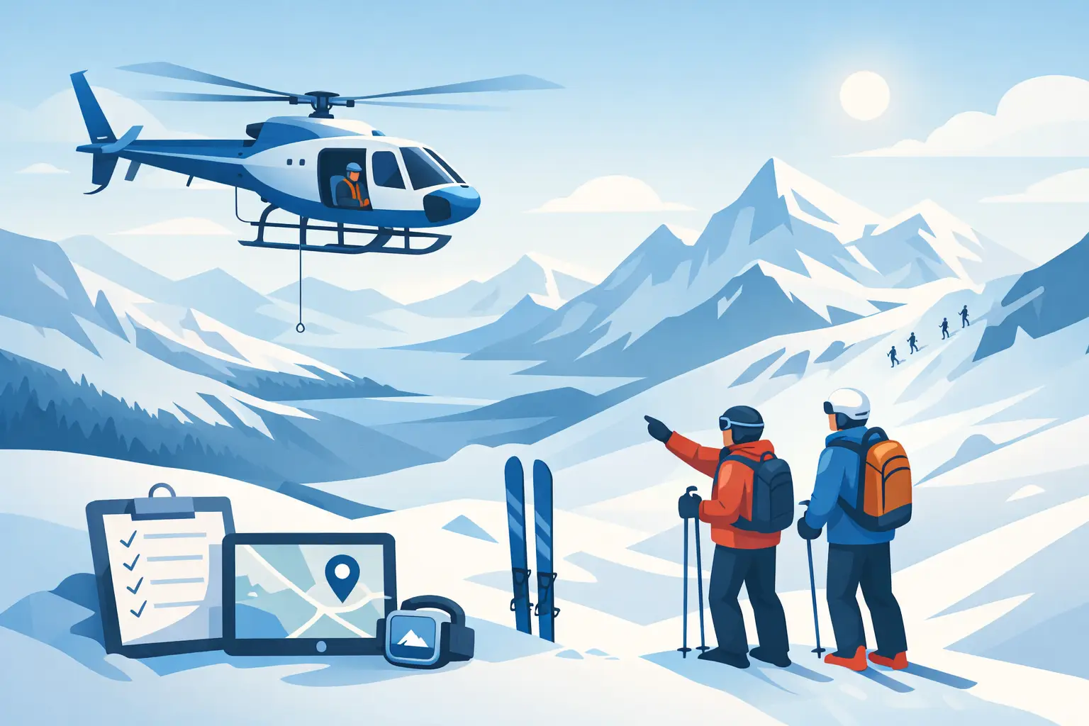 How to Schedule Heli Skiing in Iceland Safely