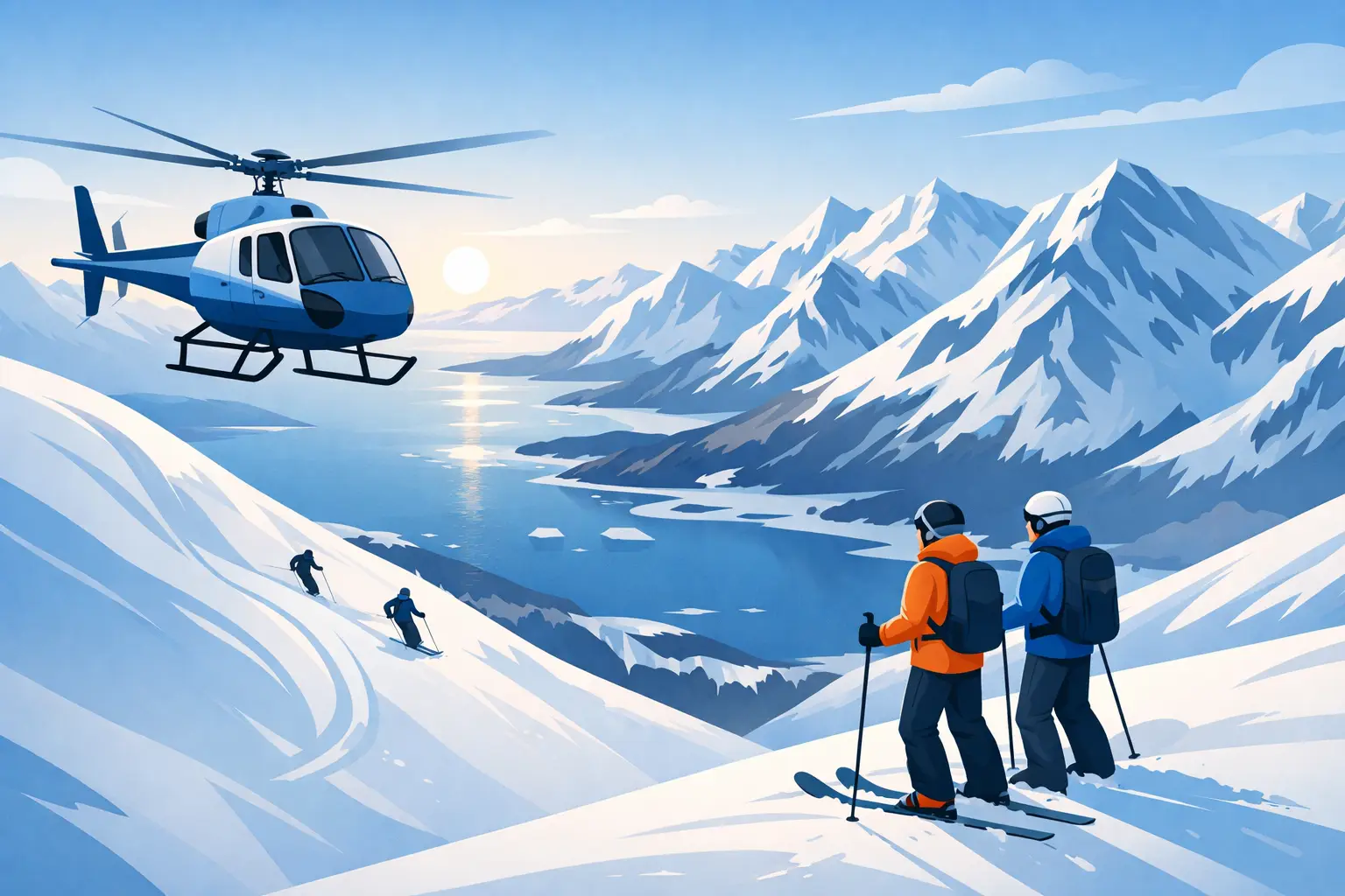 Heli Ski Packages for Iceland’s Untouched North