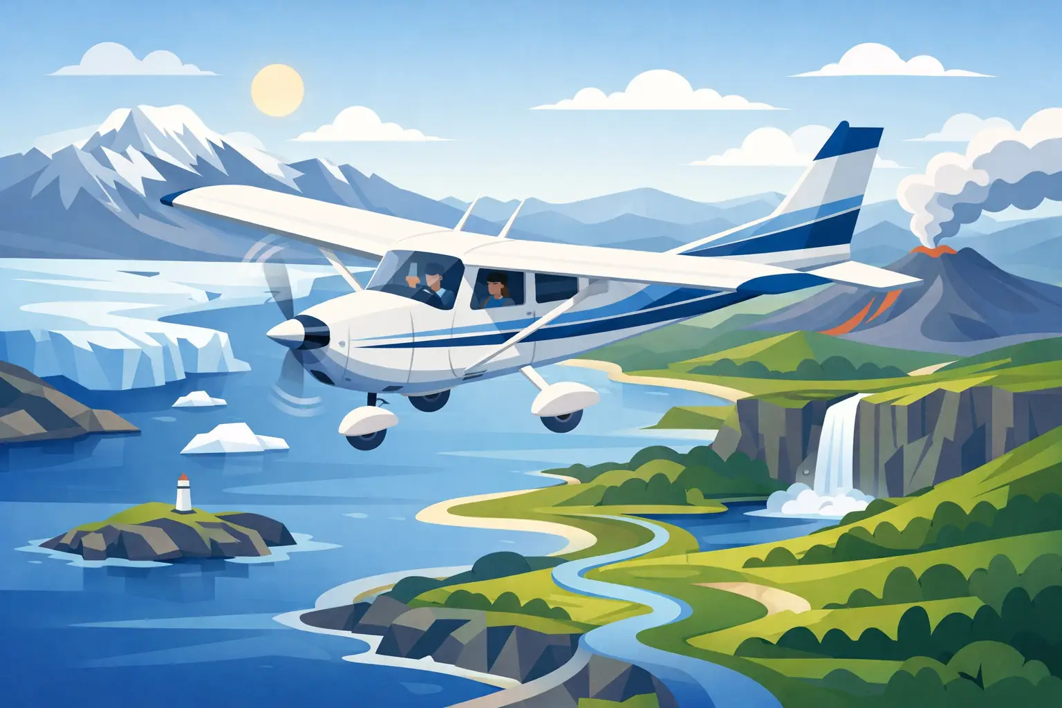 How Private Scenic Flights Work in Iceland