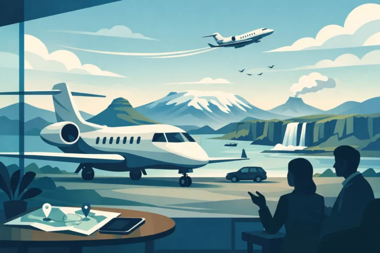 Private Aviation Itinerary Planning in Iceland