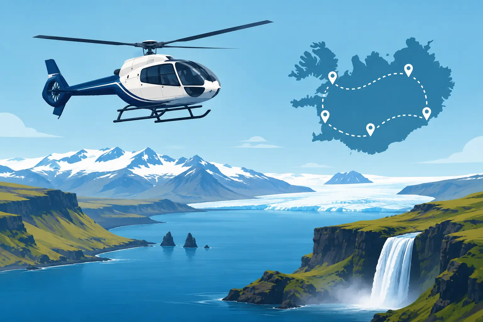 How Helicopter Charter Routing Works in Iceland